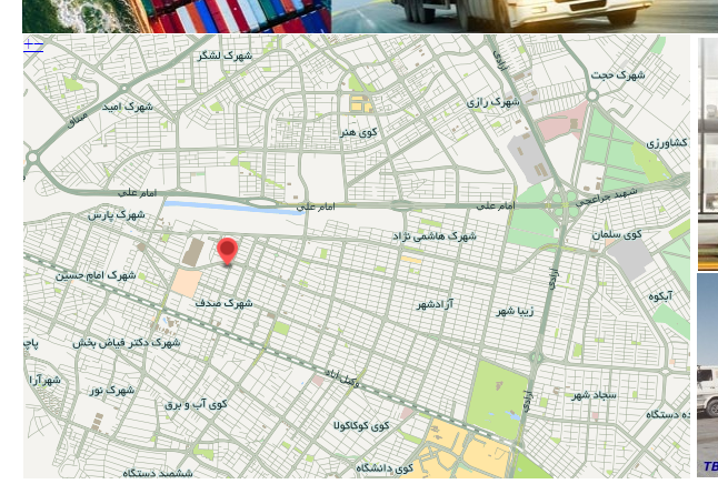 نمایش نقشه در سایت